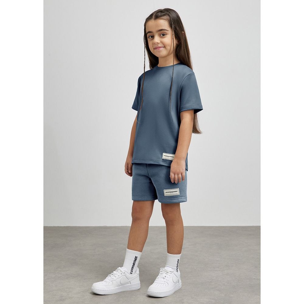 The Giving Movement - Kids Lounge Shorts - Washed Indigo