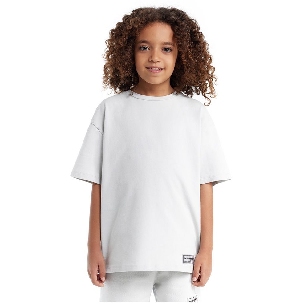 The Giving Movement - Kids Oversized Fit T-Shirt - Misty Grey