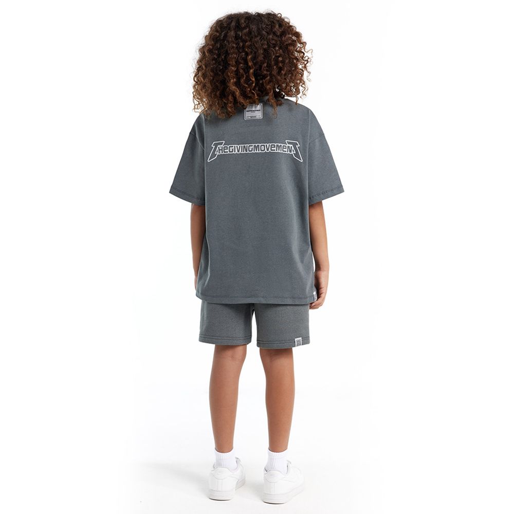 The Giving Movement - Kids Oversized Fit T-Shirt - Anthrocete Grey