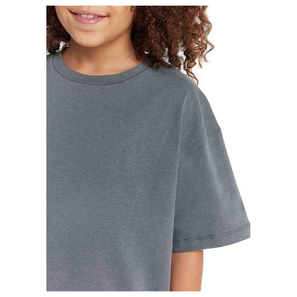 The Giving Movement - Kids Oversized Fit T-Shirt - Anthrocete Grey