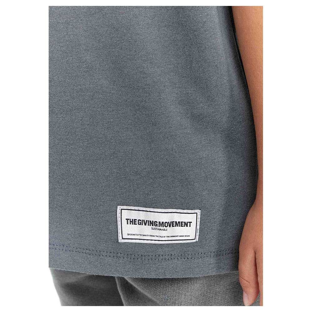 The Giving Movement - Kids Oversized Fit T-Shirt - Anthrocete Grey