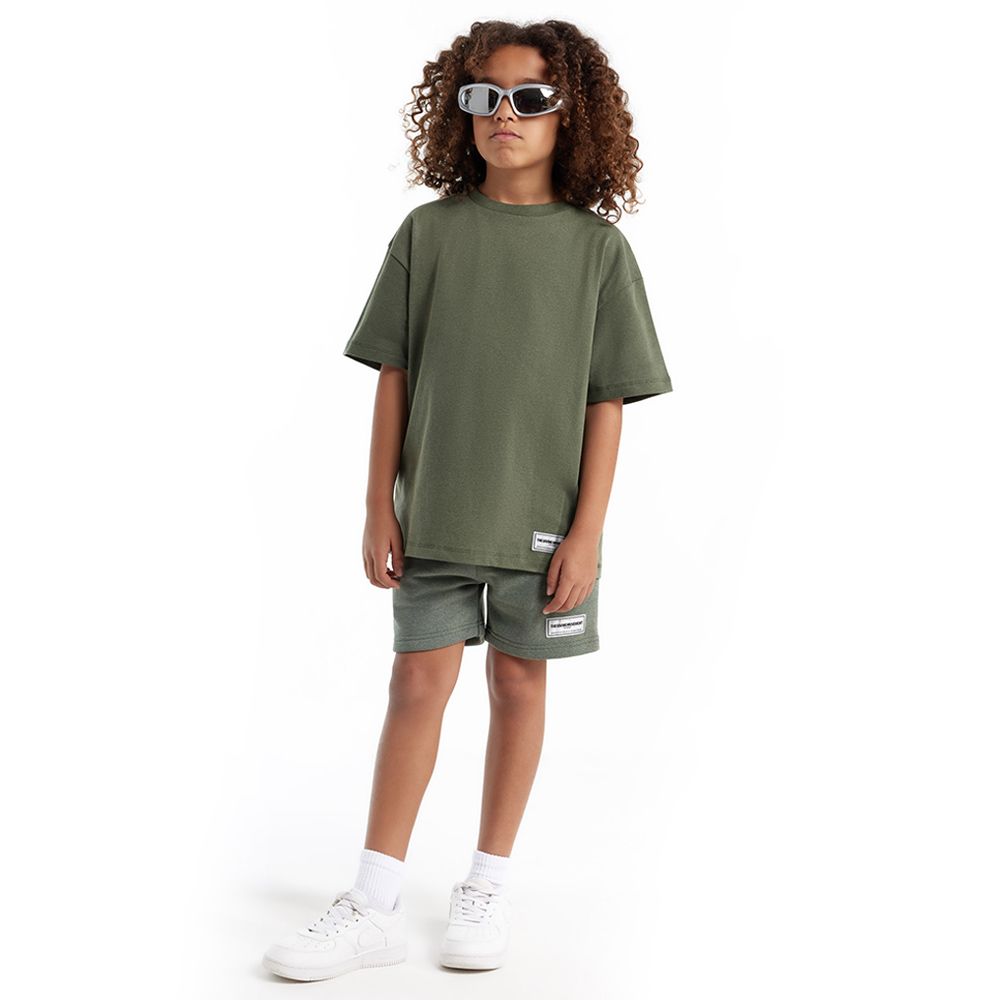 The Giving Movement - Kids Oversized Fit T-Shirt - Khaki