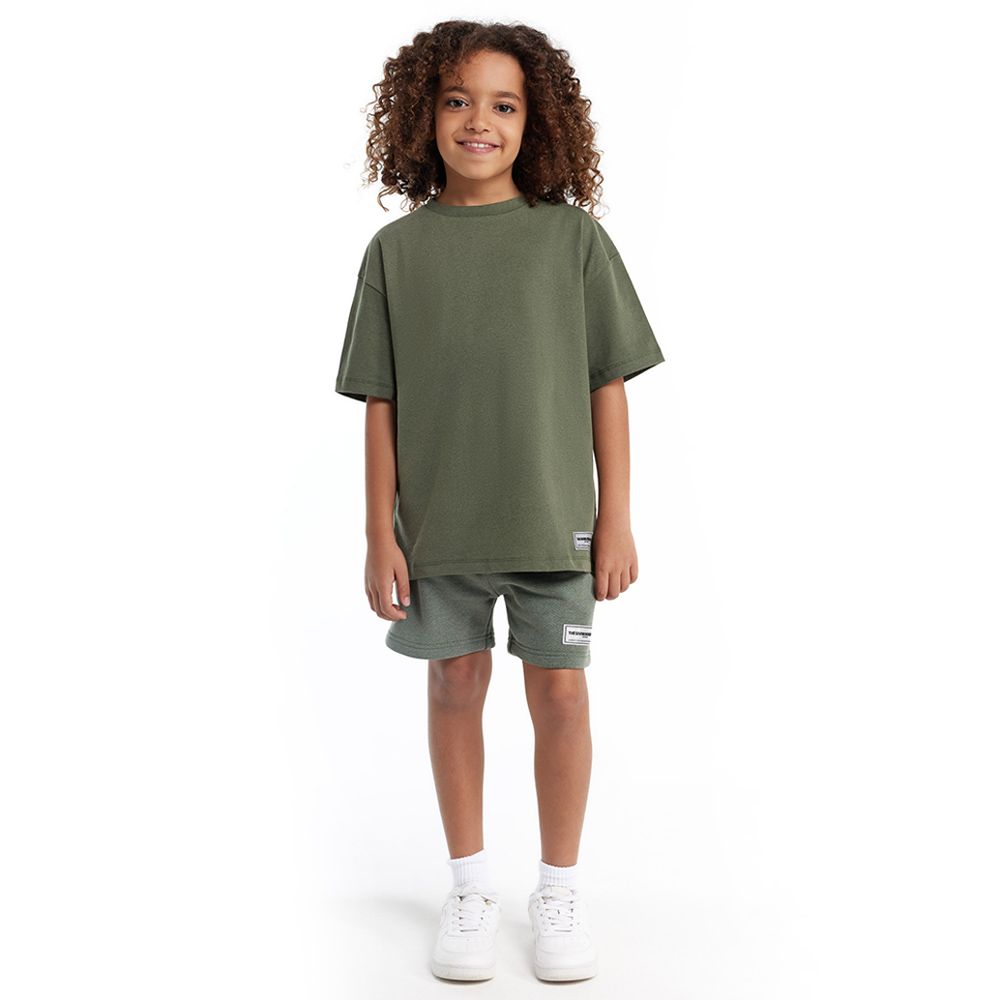 The Giving Movement - Kids Oversized Fit T-Shirt - Khaki