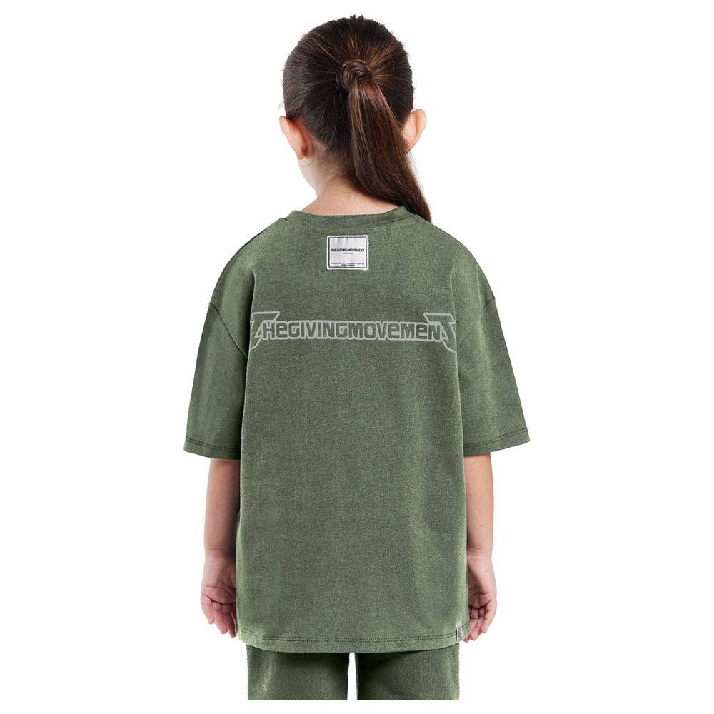 The Giving Movement - Kids Oversized Fit T-Shirt - Khaki