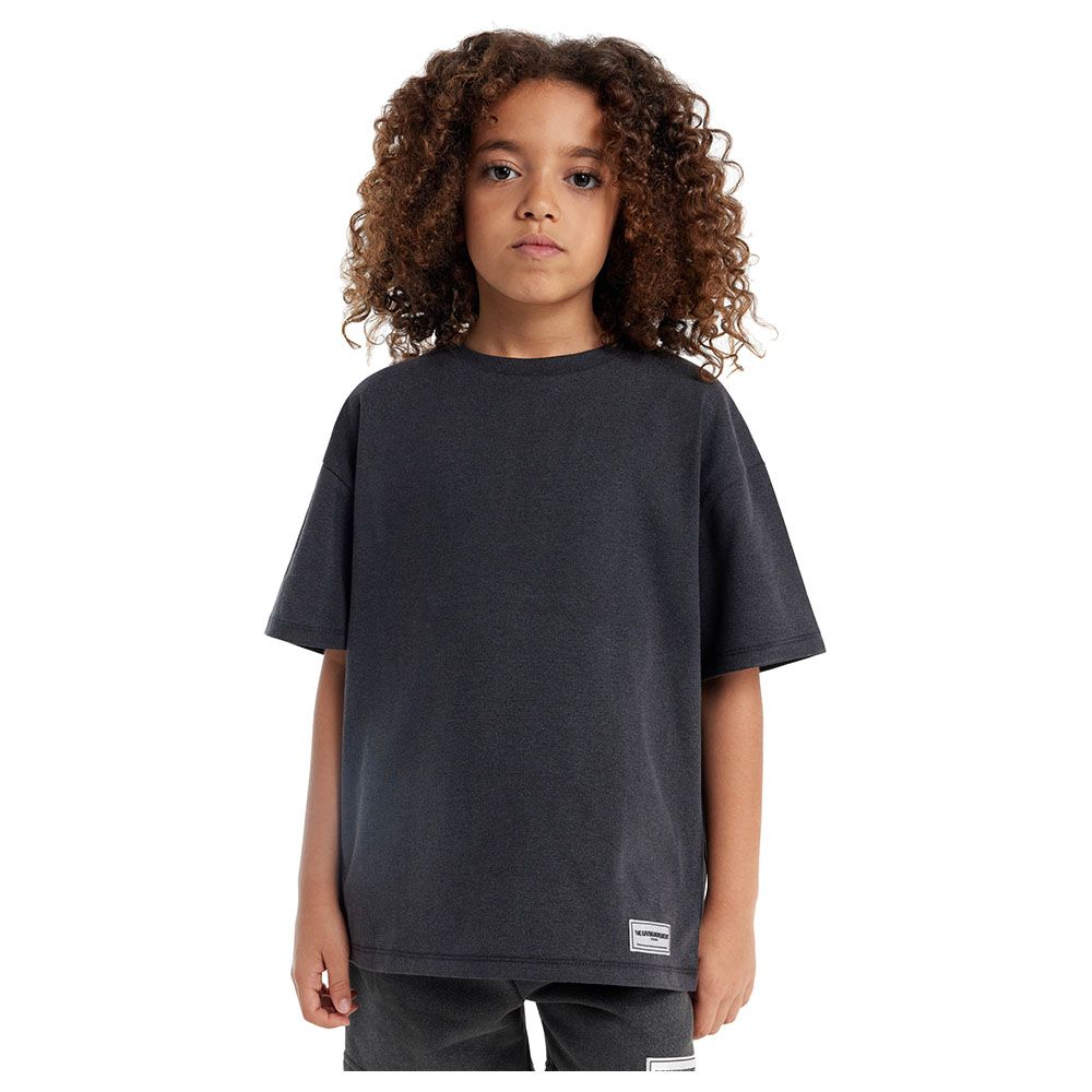 The Giving Movement - Kids Oversized Fit T-Shirt - Pitch Black