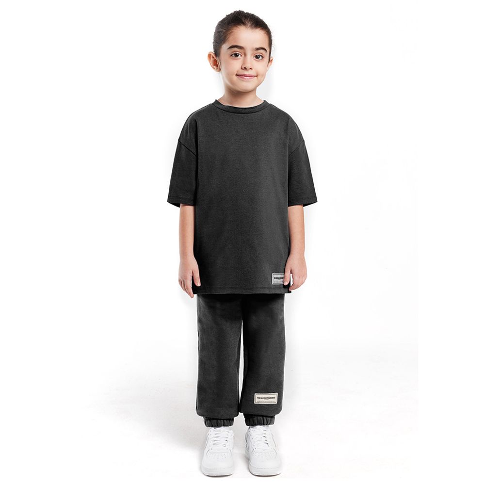 The Giving Movement - Kids Oversized Fit T-Shirt - Pitch Black