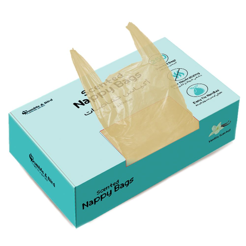 Bumble & Bird - Biodegradable Scented Nappy Bags - Pack of 250