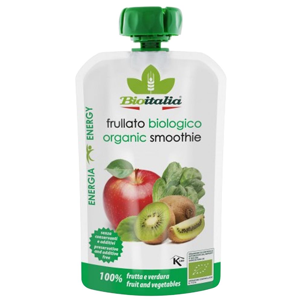 Bioitalia - Organic Apricot & Kiwi Smoothie - 120G