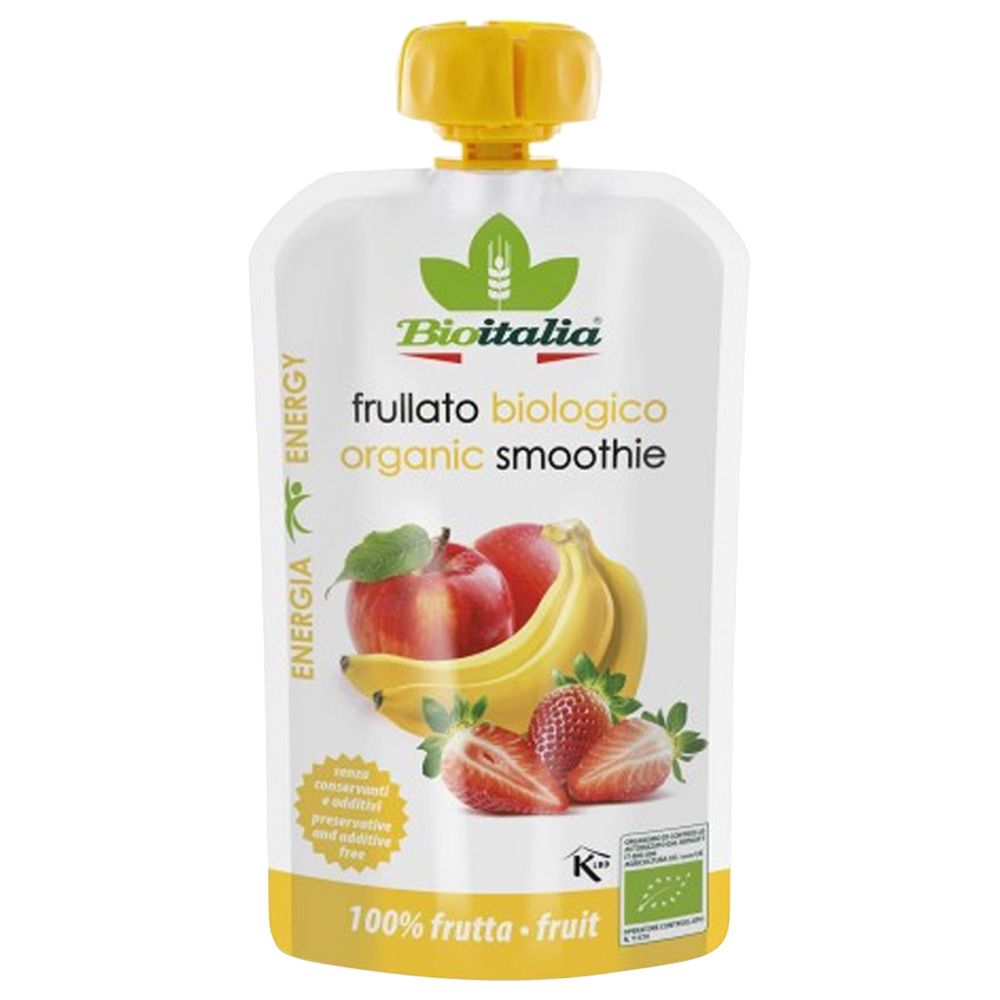 Bioitalia - Organic Apple & Strawberry Smoothie - 120G