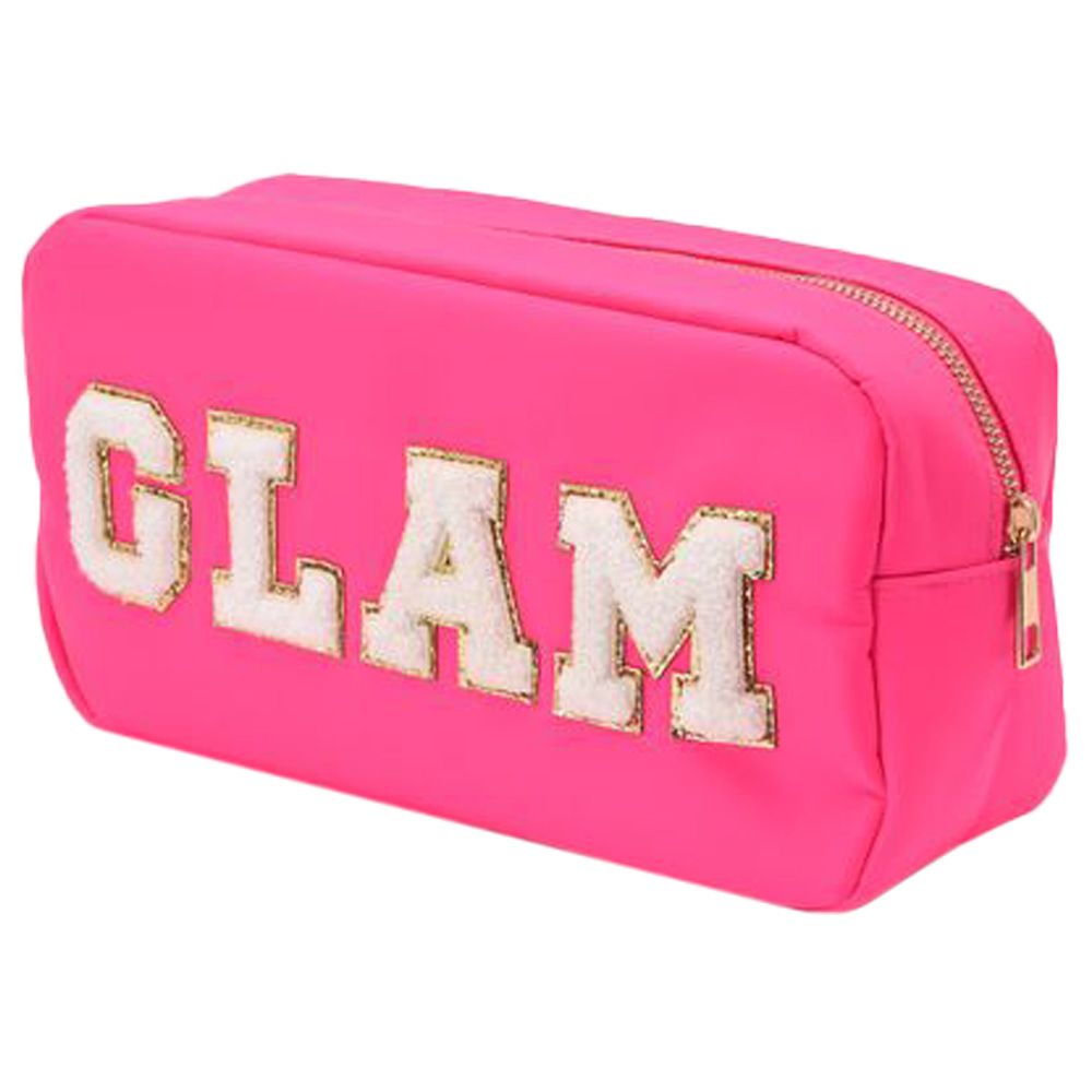 The Happy Tribe - Glam Medium Pouch - Neon Pink 