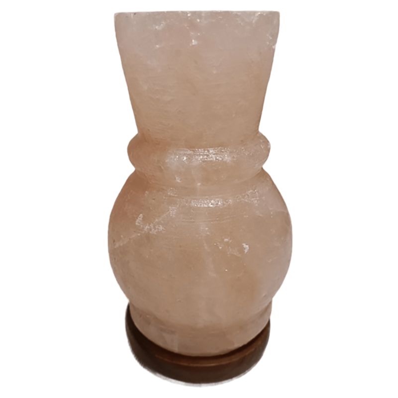 Himalayan Salt - Vase Lamp