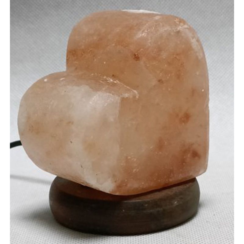 Himalayan Salt - Natural Heart USB Lamp