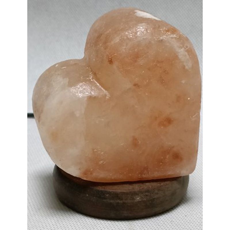 Himalayan Salt - Natural Heart USB Lamp