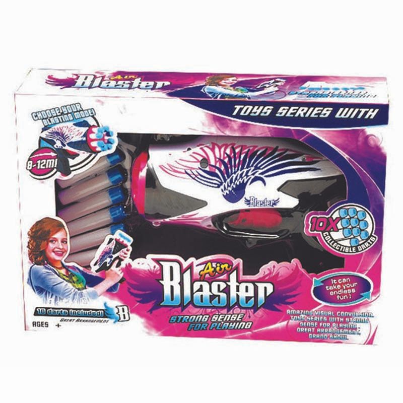 Air Blaster - Launch Gun - Pink/White