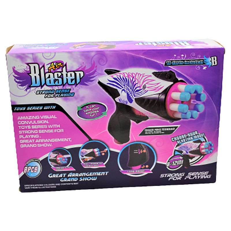 Air Blaster - Launch Gun - Pink/White