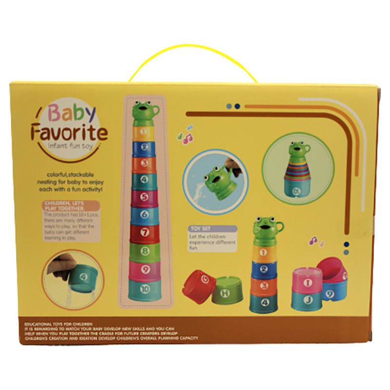 Feng Ling SixOneEight - Baby Funny/Bath Stacking Cups - 11pc