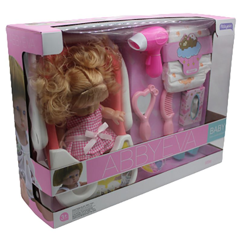 Abbyeva - Baby Doll With Beauty Set