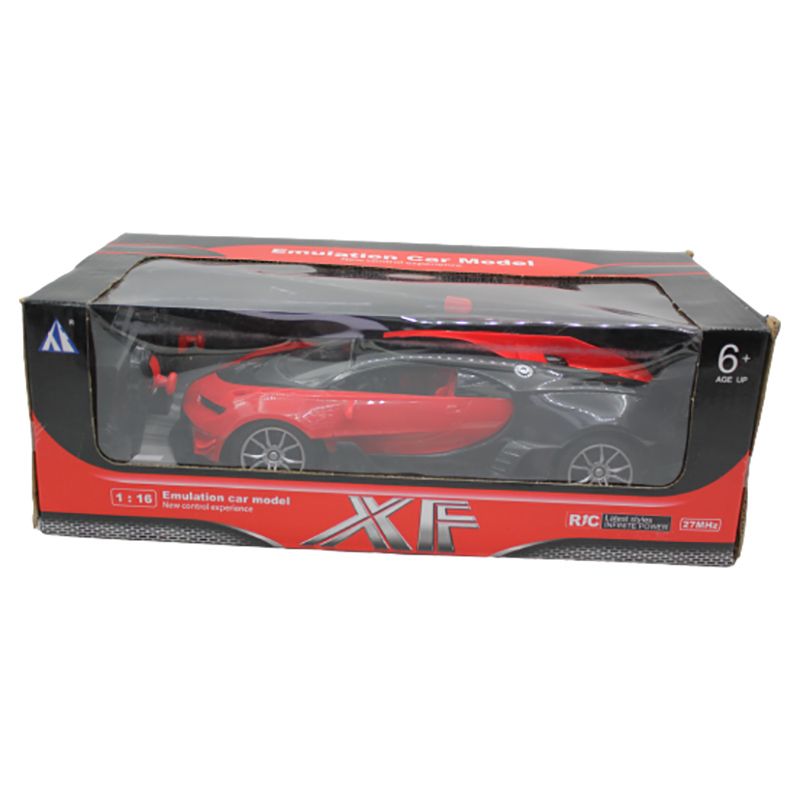 XF - 1:16 Four Function Car With Light - Red & Black