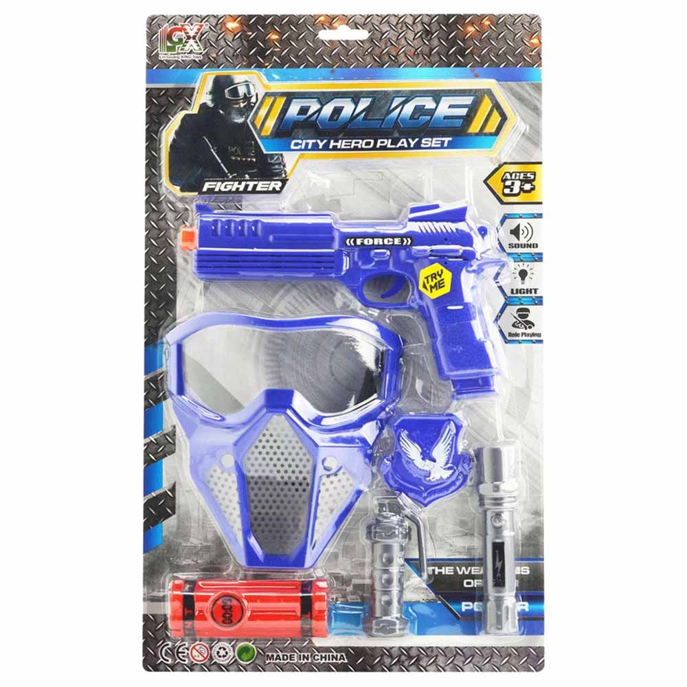 Lin Guang Xing Toys - Police City Hero Gun L&S Play Set