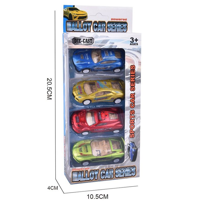 Die Cast Model - Free Way Die Cast Car 4pcs Assorted 1pc