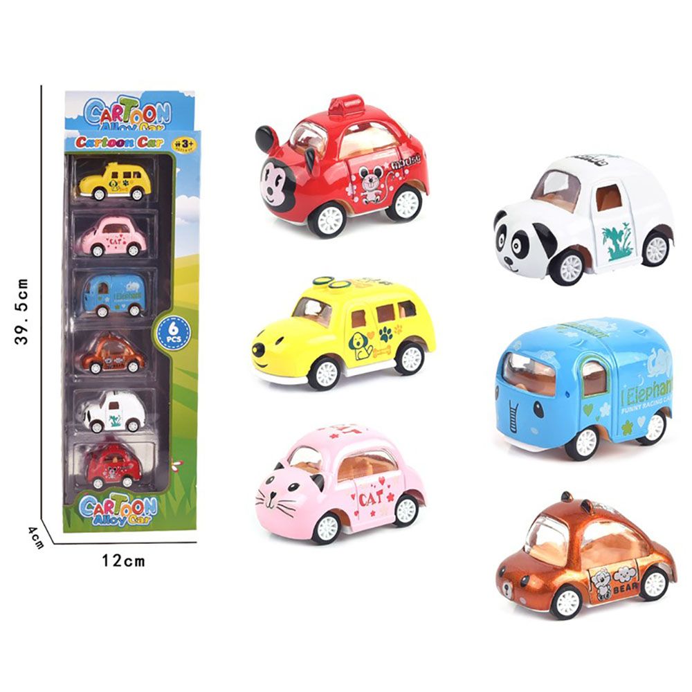 Die Cast Model - Free Way Die Cast Car 6pcs - Assorted 1pc