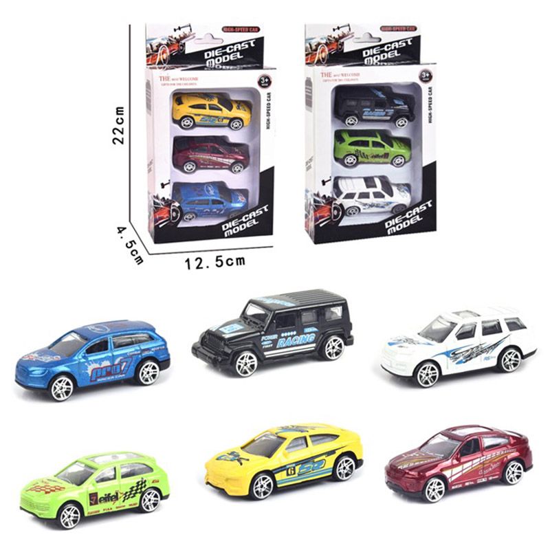 Die Cast Model - 3pcs Free Way Die Cast Car - Assorted 1pc