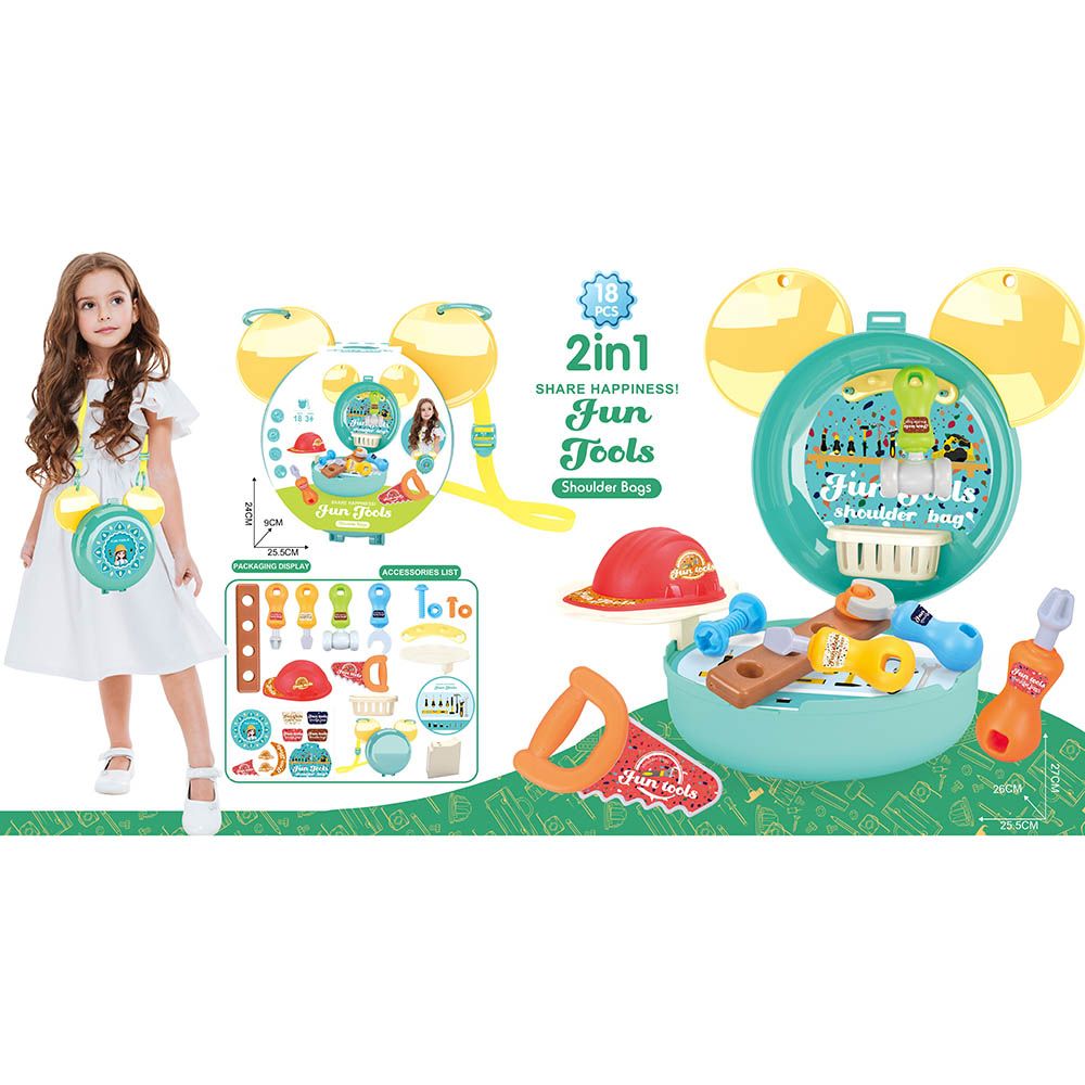 Xin BoXian 2 in 1 Fun Tools Play Set 18pc