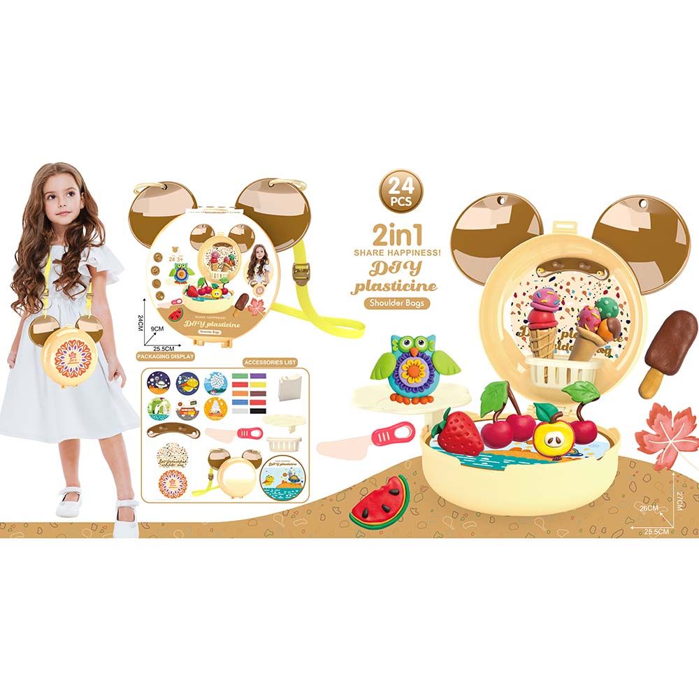 Xin BoXian DIY Plasticine Dough Set 24pc