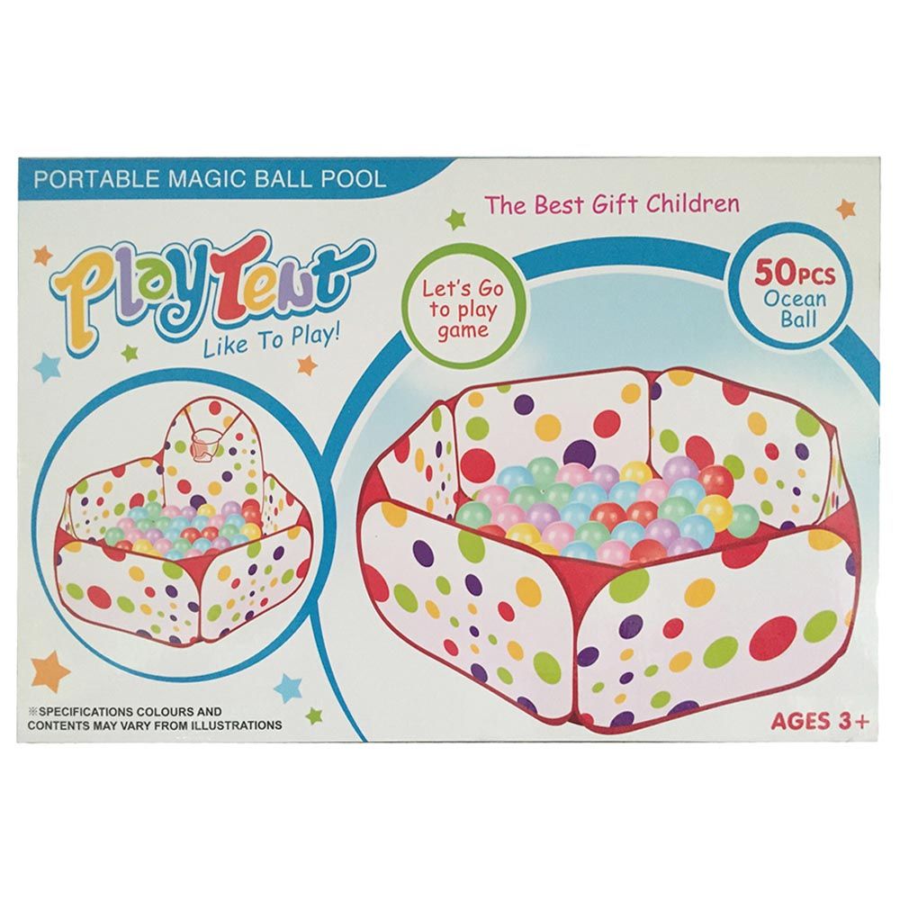 Play Tent Portable Magic Ball Pool 50pc Ball