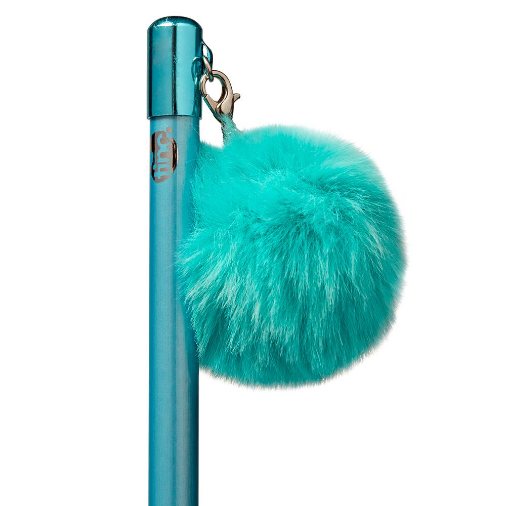 Tinc - Large Pom Pom Charm Pencil - Blue