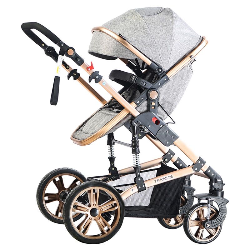 Teknum 3-in-1 Pram Stroller - Story - Grey