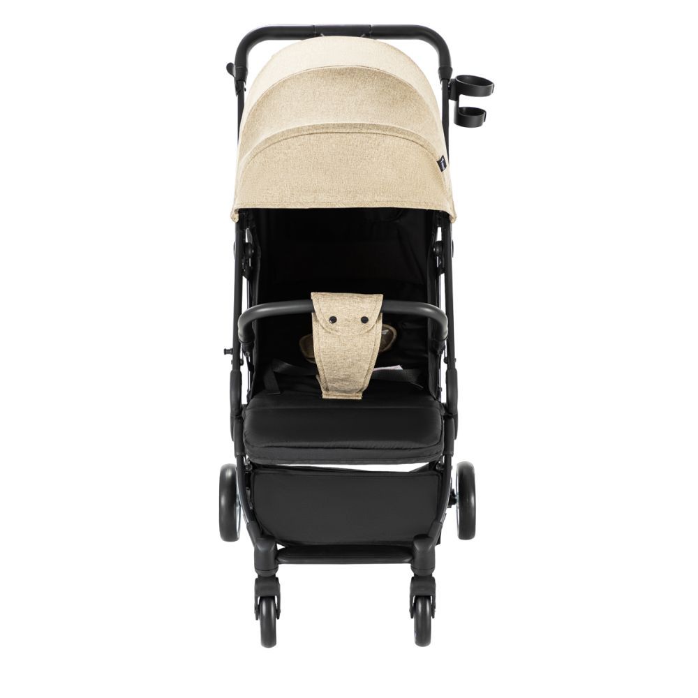 Teknum Travel Cabin Stroller with Coffee Cup Holder - Ivory