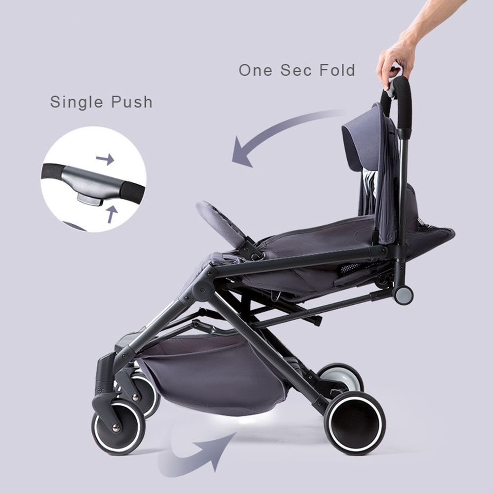 Teknum - Travel Lite Stroller SLD - Dark Grey