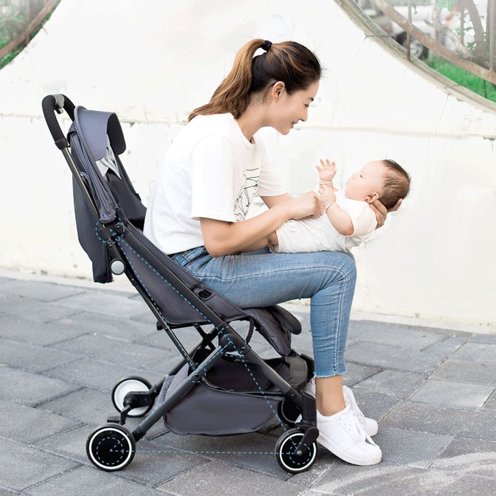 Teknum - Travel Lite Stroller SLD - Dark Grey