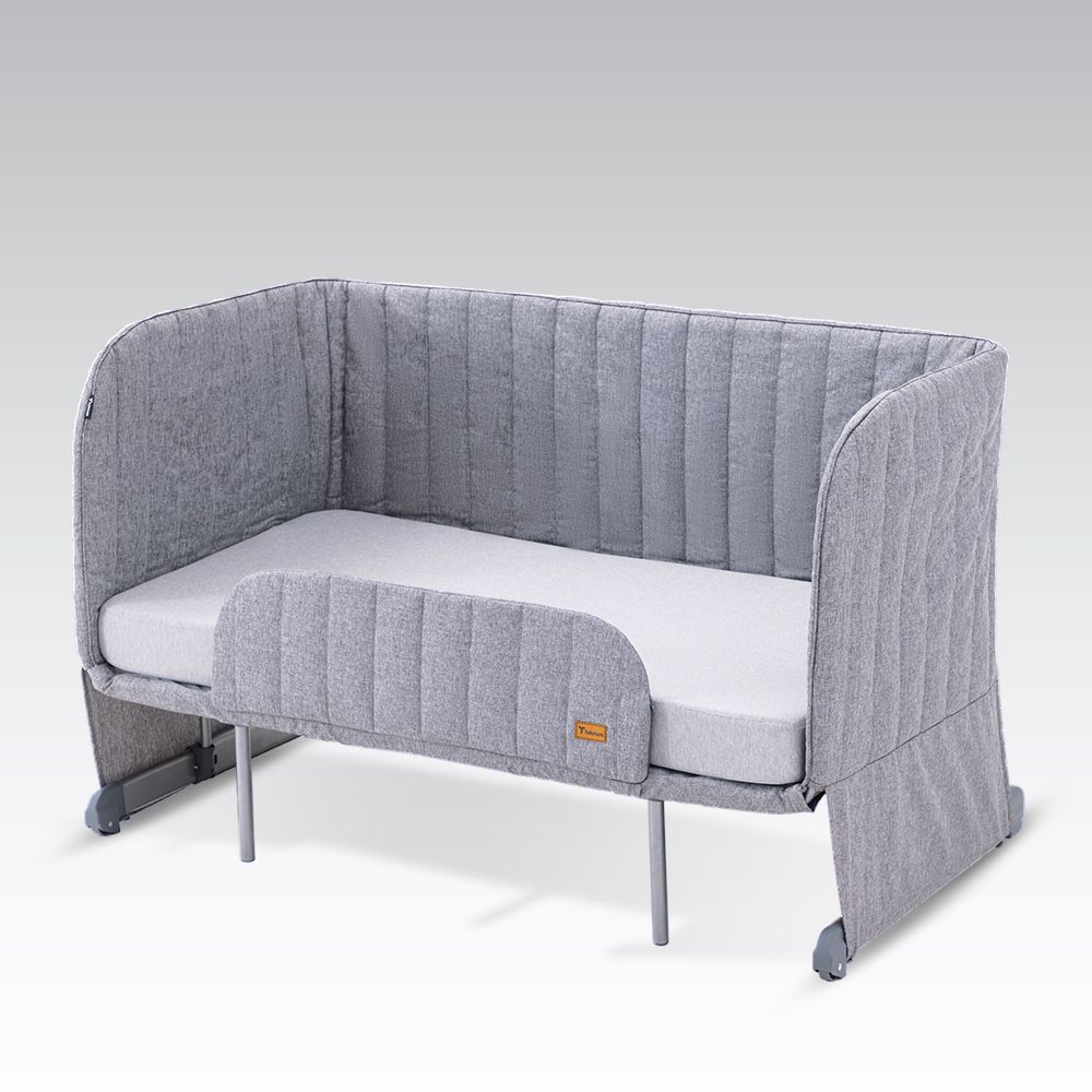 Teknum - All-in-1 Bedside Crib Cot And Sofa Expansion Pack - Grey