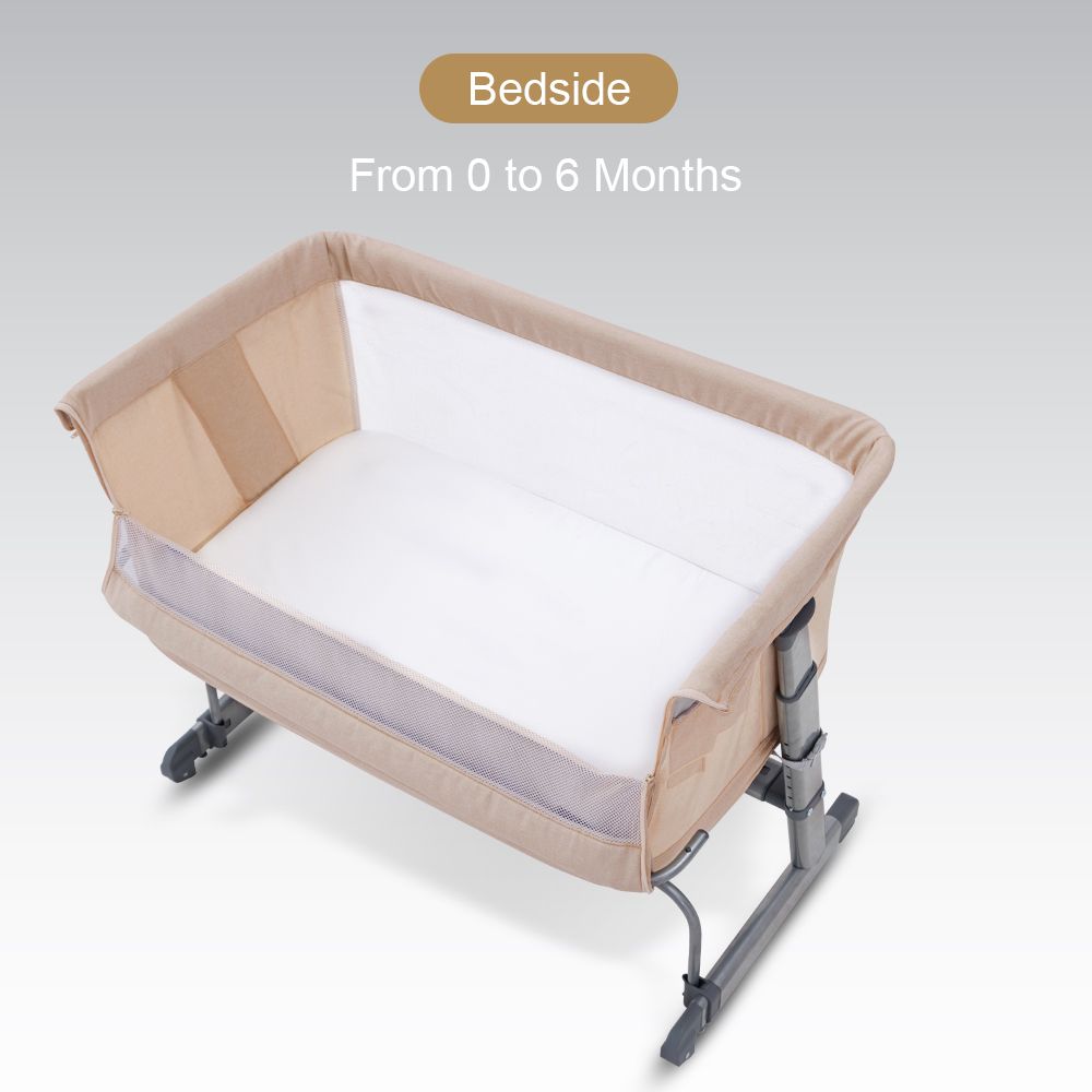 Teknum - All-in-1 Bedside Crib Cot And Sofa Expansion Pack - Ivory