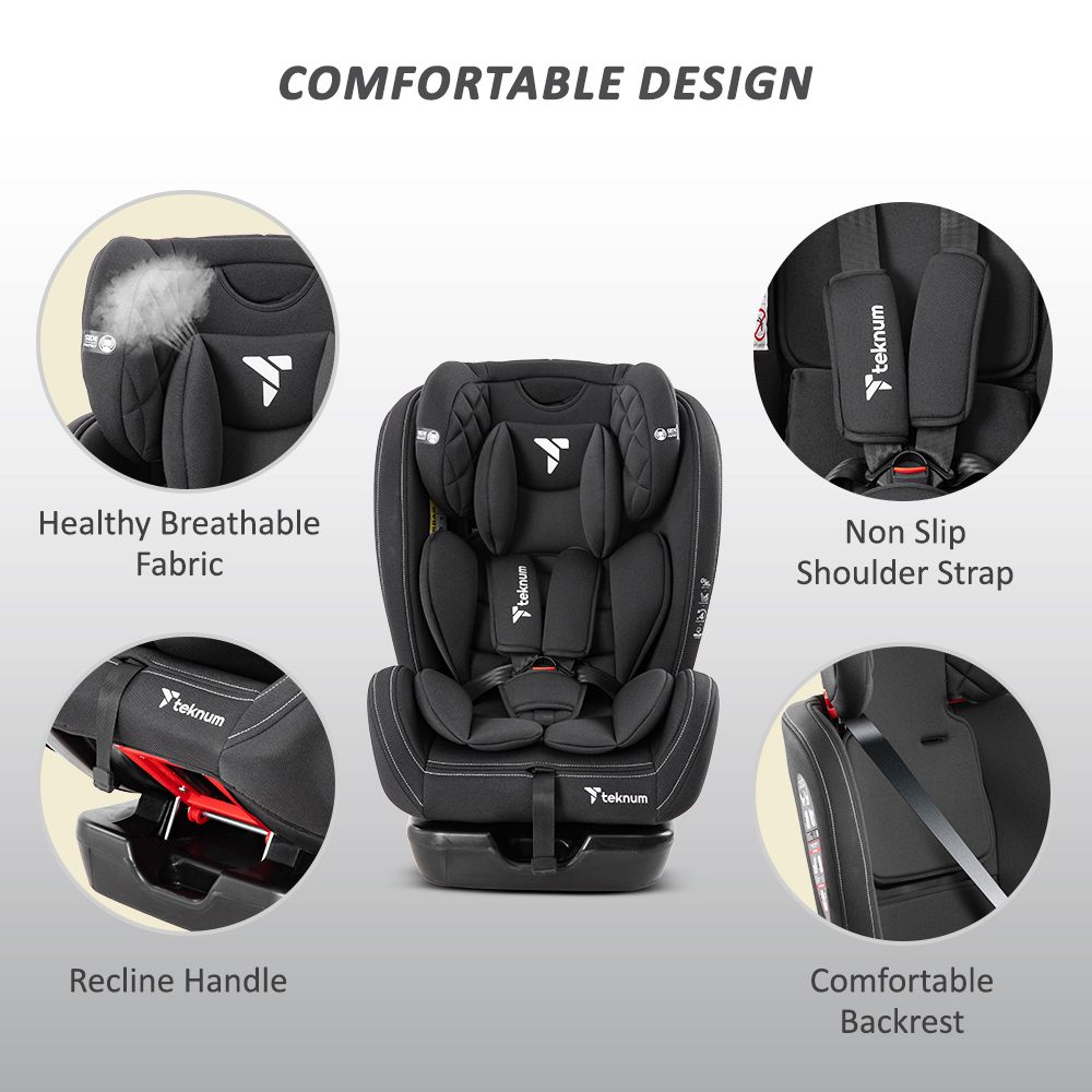 Teknum - Evolve 2 Car Seat - Black