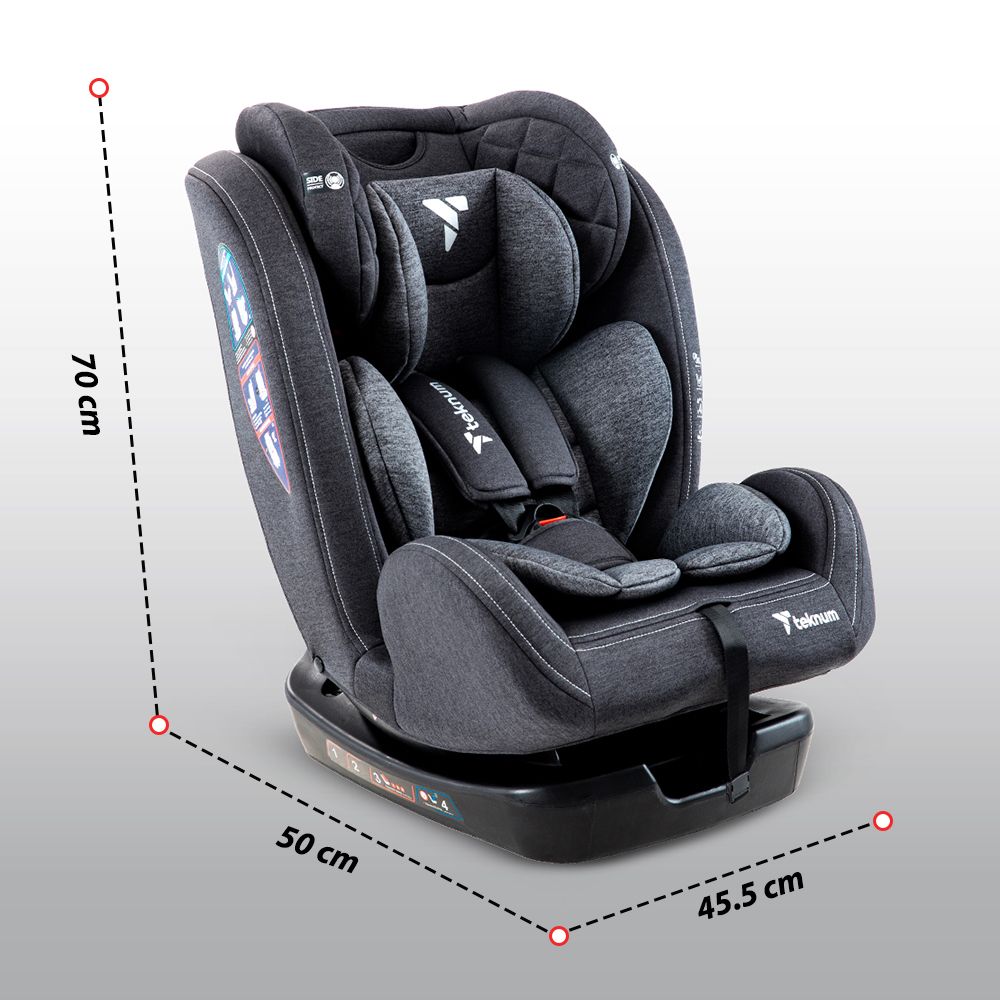 Teknum - Evolve 2 Car Seat - Dark Grey