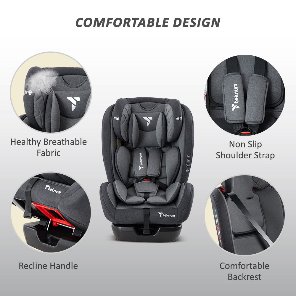 Teknum - Evolve 2 Car Seat - Grey