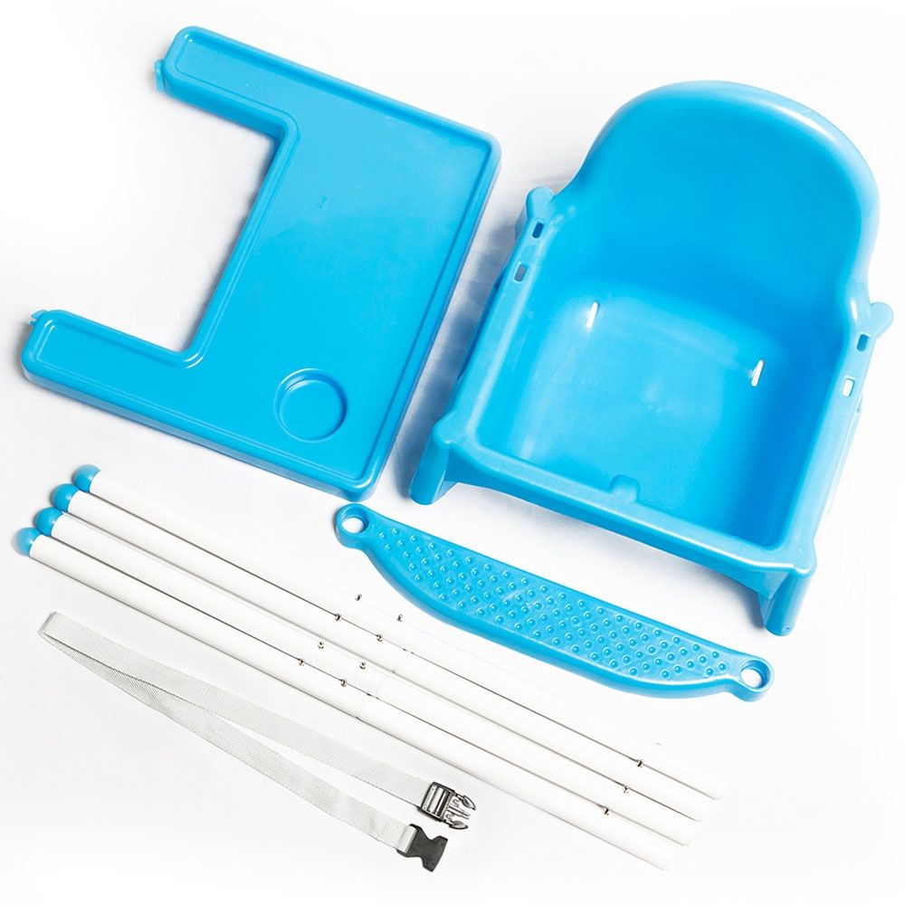 Teknum - High Chair With Removable Tray - Blue