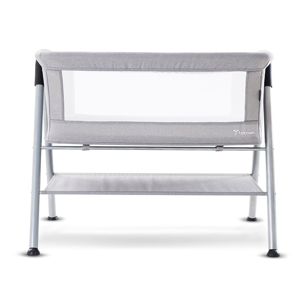 Teknum - Sleepzen 2 Bedside Crib Bassinet - Grey