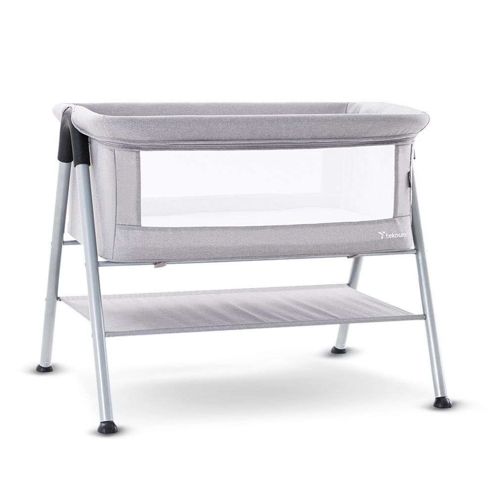 Teknum - Sleepzen 2 Bedside Crib Bassinet - Grey