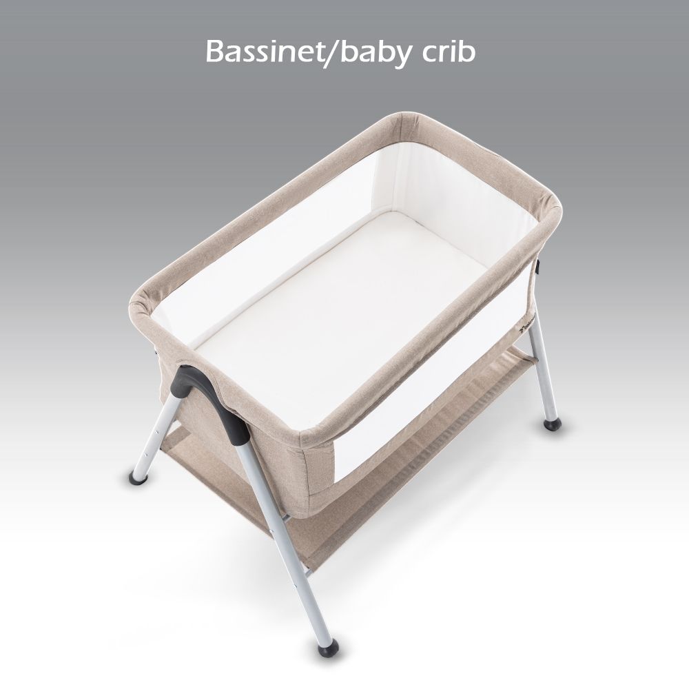 Teknum - Sleepzen 2 Bedside Crib Bassinet - Ivory