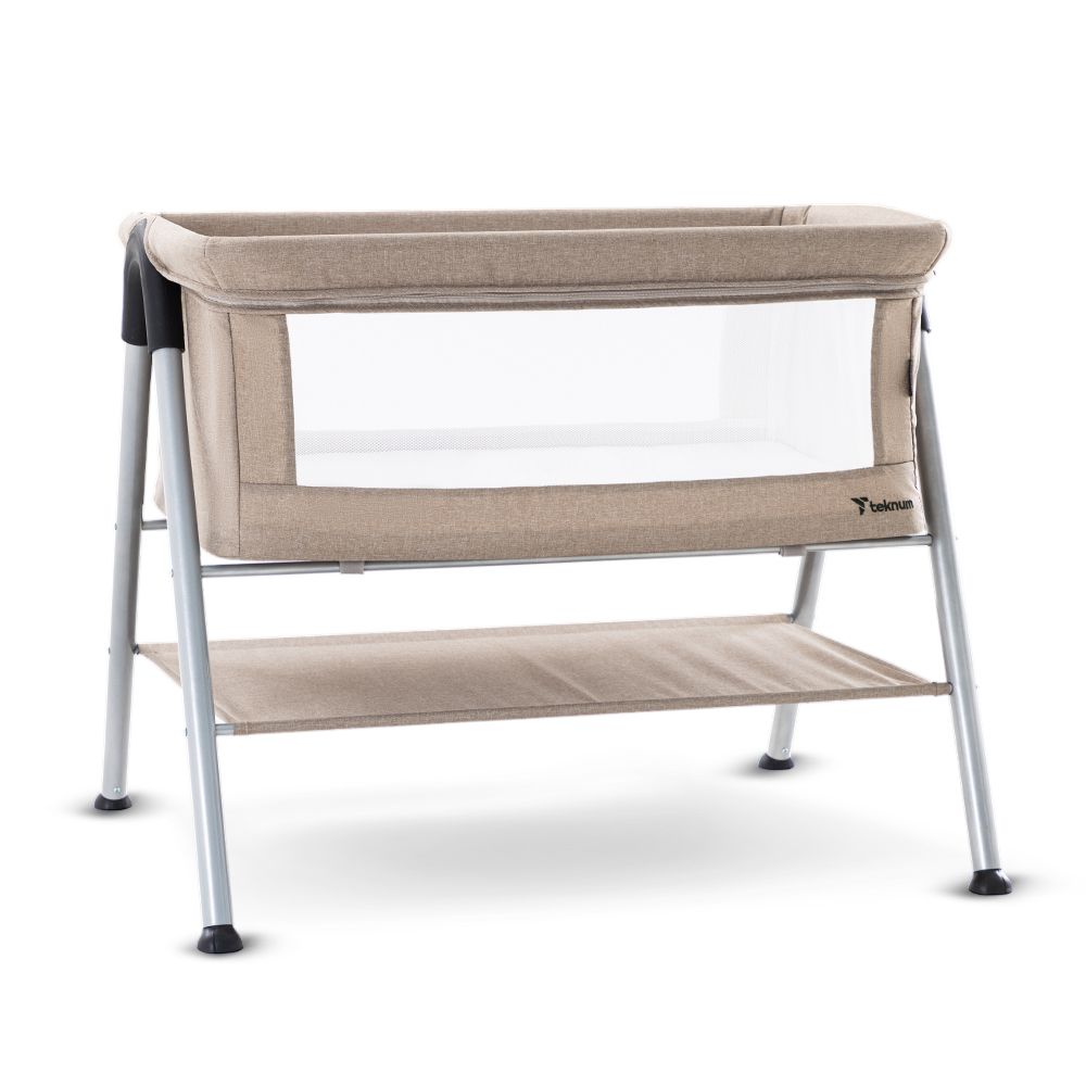 Teknum - Sleepzen 2 Bedside Crib Bassinet - Ivory