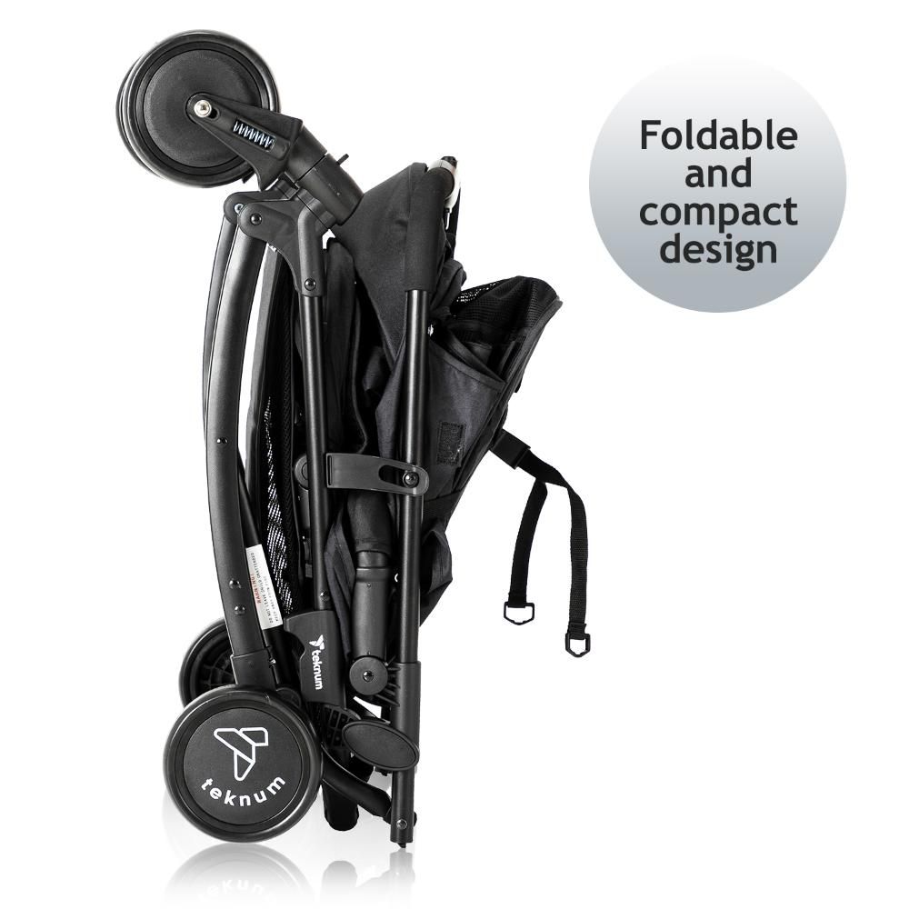 Teknum - 2-in-1 Glide Stroller - Black