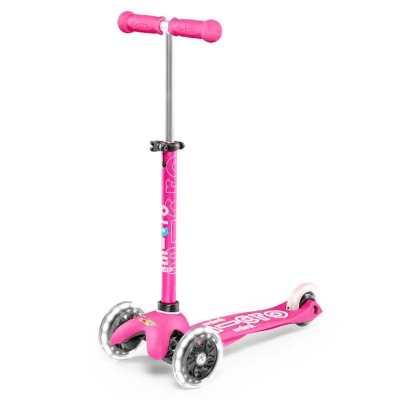 Mini Micro - Deluxe Scooter LED - Pink