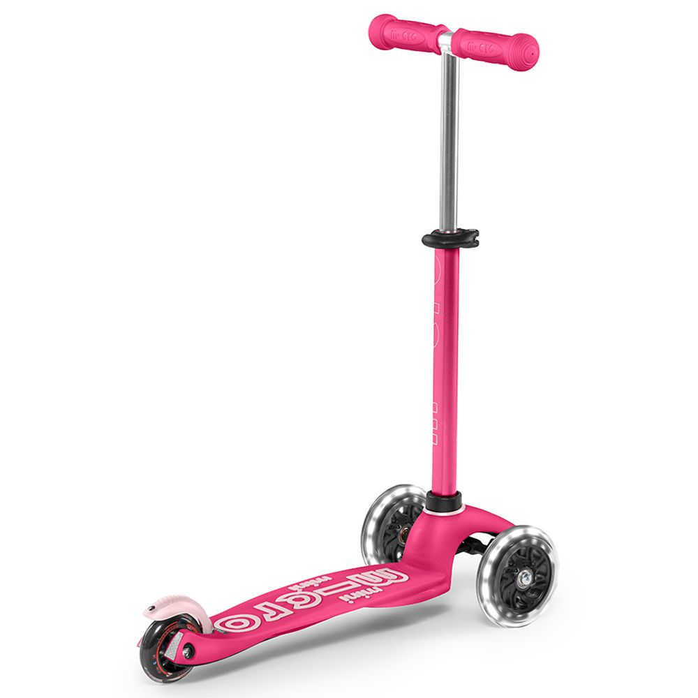 Micro - Kickboard Mini 3-in-1 Deluxe Scooter Plus LED - Pink