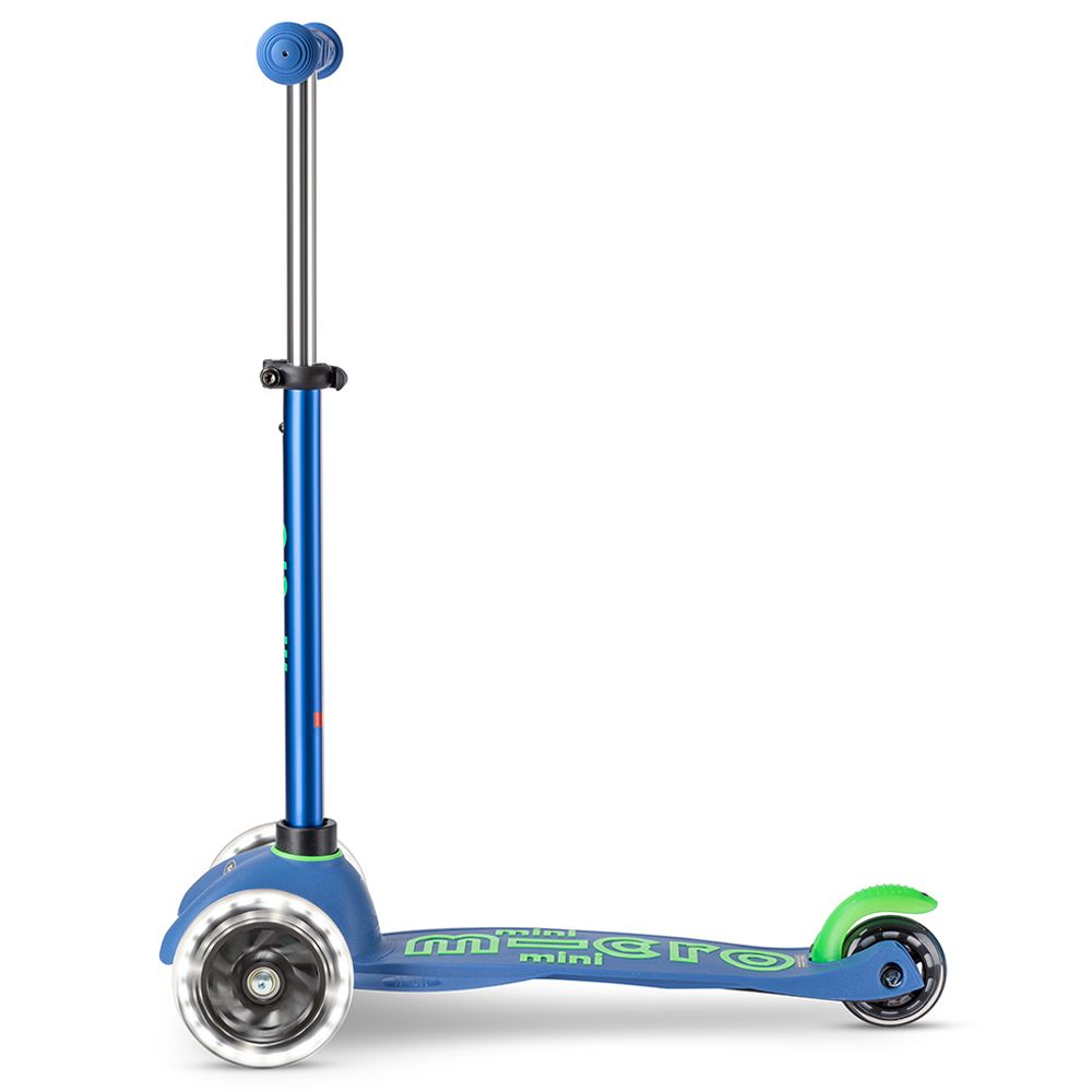 Micro - Mini Deluxe Led Crystal Scooter - Blue