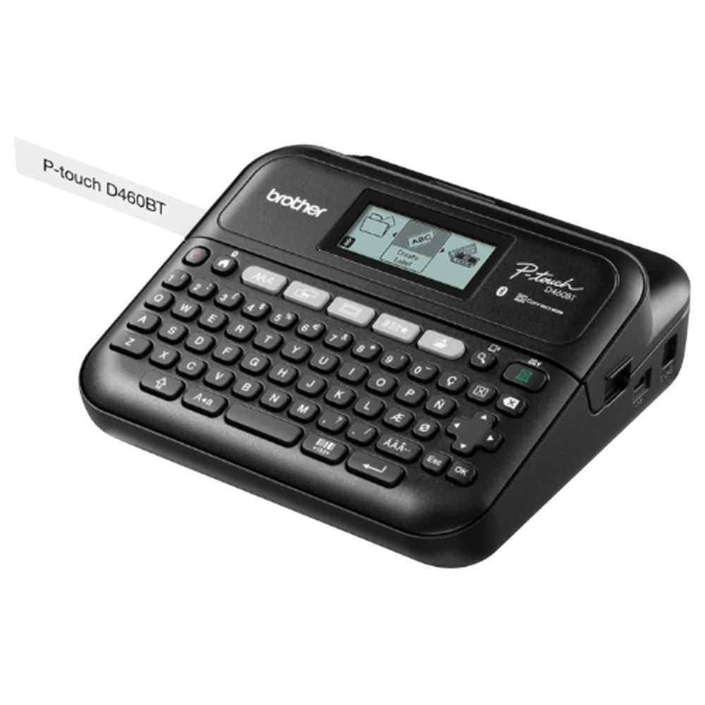 Brother - Connectable Label Printer PT-D460BT - Black