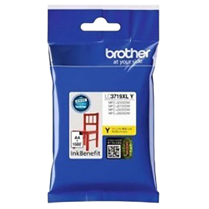 Brother - High Yield Ink Cartridge LC3719XLY - Yellow